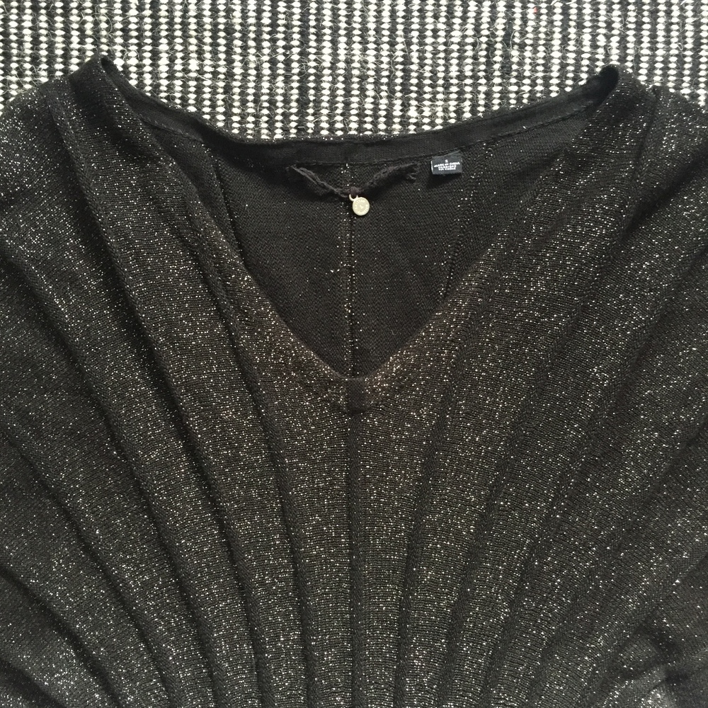 Anthropologie Gallivant Sweater Dress Black Gold - Picture 3 of 3